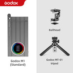 Godox M1 2500k-8500k Full Color RGB LED Light Pocket Aluminum Alloy LED Video Creative Light Multiple Special Effects Function