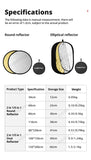 AMBITFUL 5 in 1 Collapsible Reflector