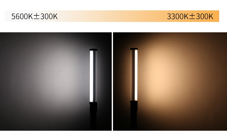 Godox LC500 3300K-5600K Adjustable Handle LED Light Stick Built-in lithiunm Battery+Remote control+AC Power Charger