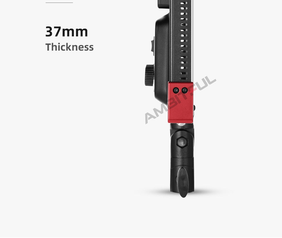 AMBITFUL LEDP60C Ultra-thin 60W 3200-5600k LED Lamp Video Light Panel Lamp for Video Beauty Tiktok Youtube Live