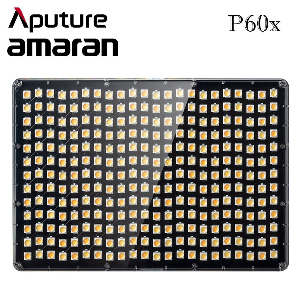 Aputure Amaran P60c RGBWW Full-color P60x Bi-color LED Panel Photography Light 2500K-7500K Suitable Sidus Link App
