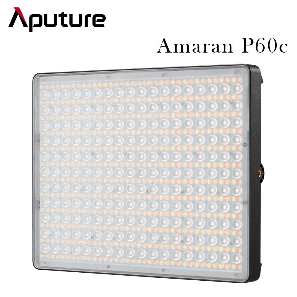 Aputure Amaran P60c 3-Light Kit RGBWW Full-color P60x Bi-color LED Panel Photography Light 2500K-7500K Suitable Sidus Link App