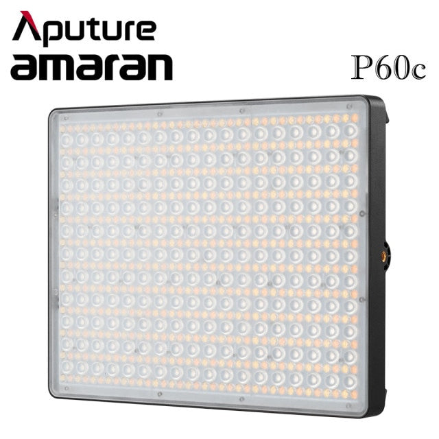 Aputure Amaran P60c 3-Light Kit RGBWW Full-color P60x Bi-color LED Panel Photography Light 2500K-7500K Suitable Sidus Link App