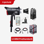 Aputure LS 600d Pro Light Storm V-Mount 600W 600 PRO + DOME II + F10 Kit Professional Video Lamp Photo Daylight LED Light