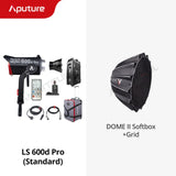 Aputure LS 600d Pro Light Storm V-Mount 600W 600 PRO + DOME II + F10 Kit Professional Video Lamp Photo Daylight LED Light