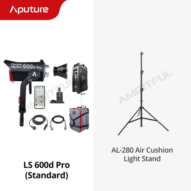 Aputure LS 600d Pro Light Storm V-Mount 600W 600 PRO + DOME II + F10 Kit Professional Video Lamp Photo Daylight LED Light