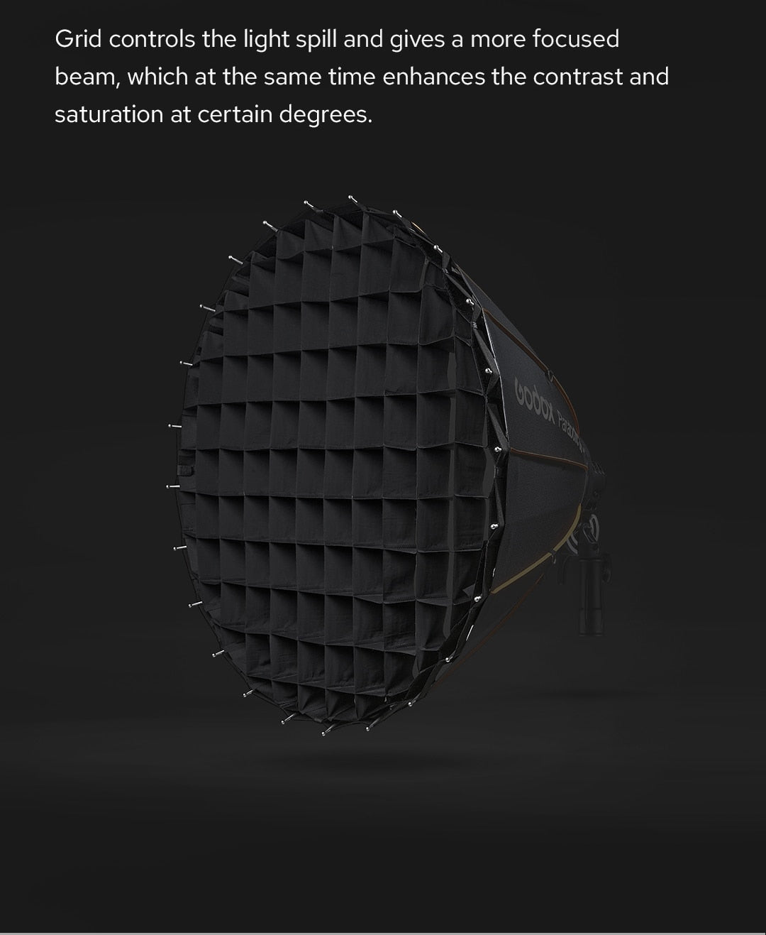 Godox P68 P88 P128 P158 KIT Parabolic 68 88 128 158 Ture Parabolic Softbox Light Focusing System Softbox Kit