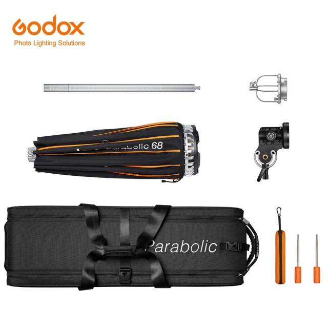 Godox P68 P88 P128 P158 KIT Parabolic 68 88 128 158 Ture Parabolic Softbox Light Focusing System Softbox Kit