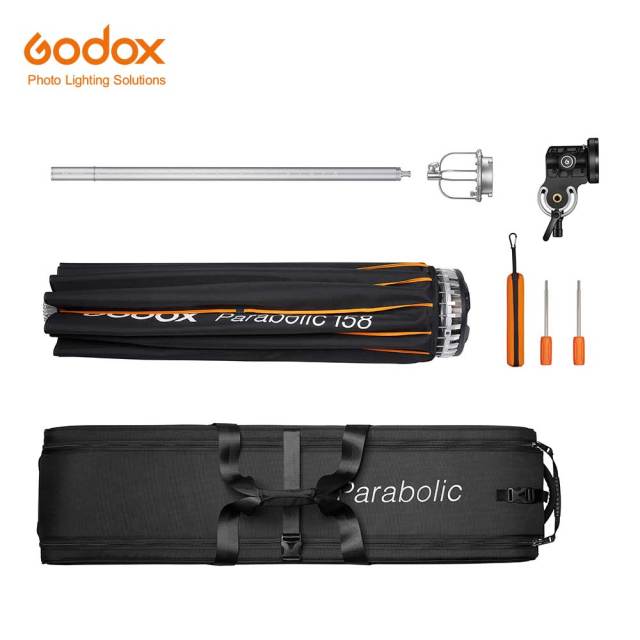 Godox P68 P88 P128 P158 KIT Parabolic 68 88 128 158 Ture Parabolic Softbox Light Focusing System Softbox Kit