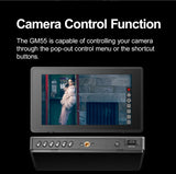 Godox GM55 4K Monitor 5.5 Inch DSLR 3D LUT Touch Screen IPS FHD 1920x1080 Video 4K HDMI Field Monitor Dslr PK FEELWORLD F6 PLUS