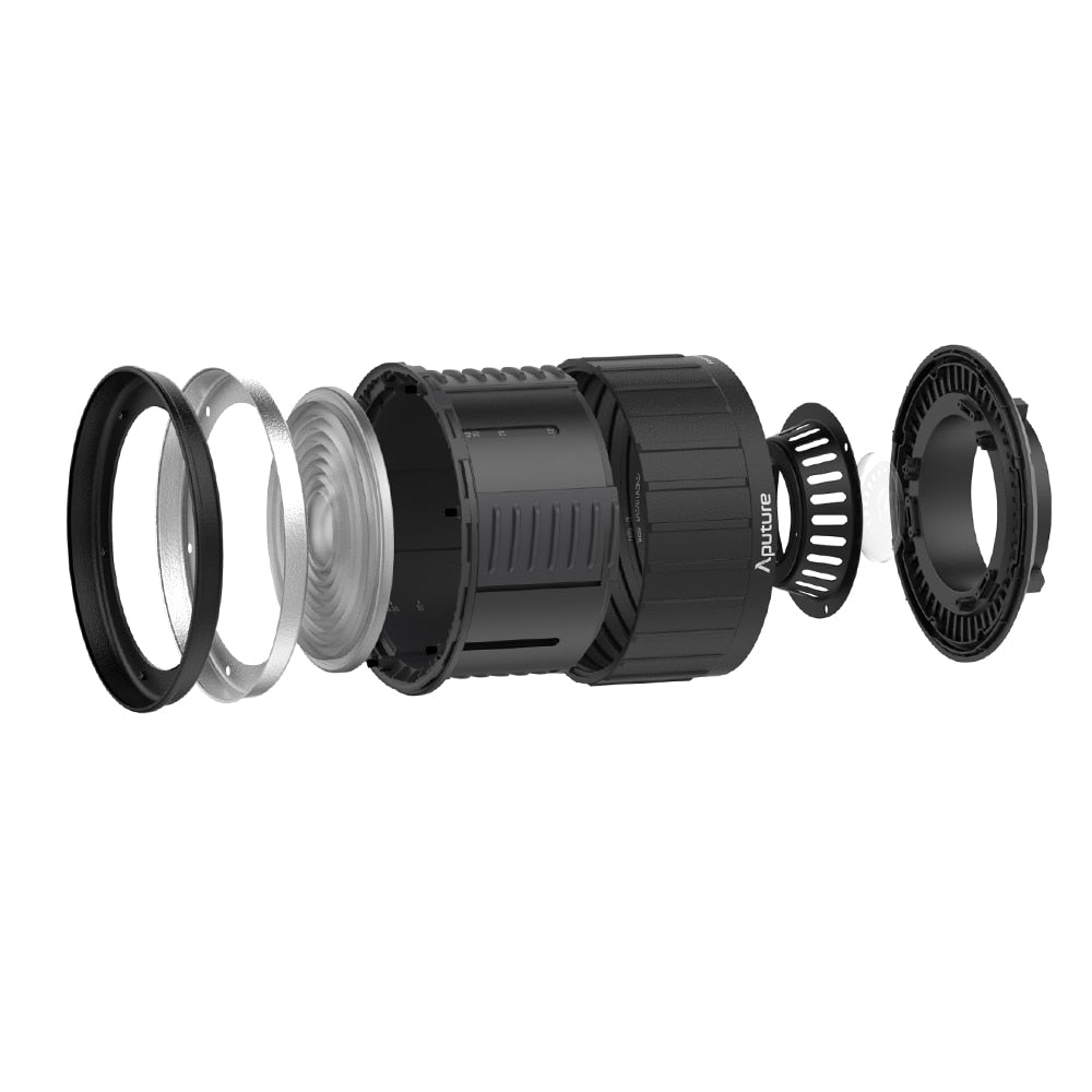 Aputure Fresnel 2x Bowen-S Mount Light A Multi-Functional Light Shaping Tool Shape your Light use for LS C120 300d Spot Lens