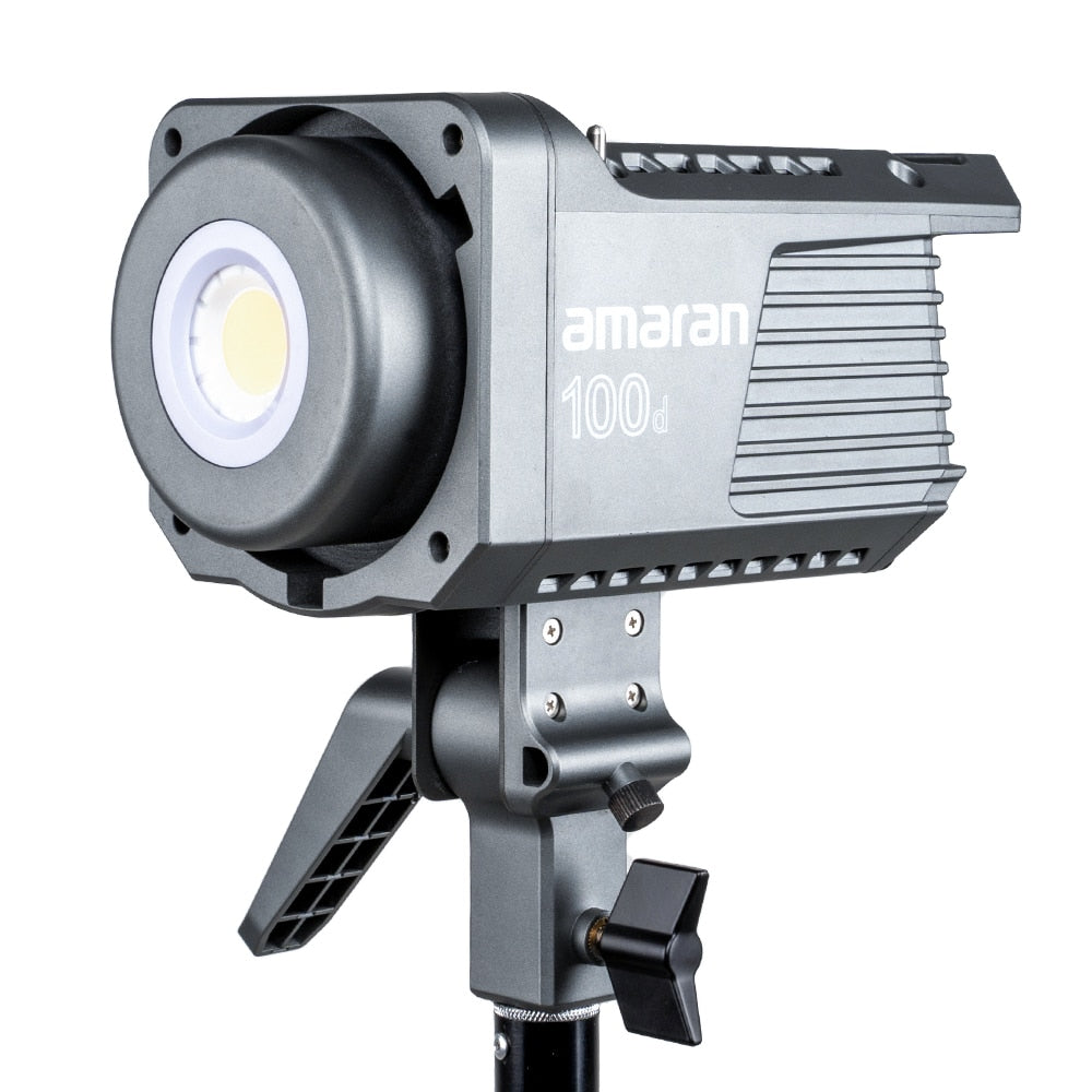 Aputure Amaran 100D 200D LED Video 130W CRI95+ TLCI96+ 39,500 lux@1m Bluetooth App Control 8 Lighting Effects DC/AC Power Supply