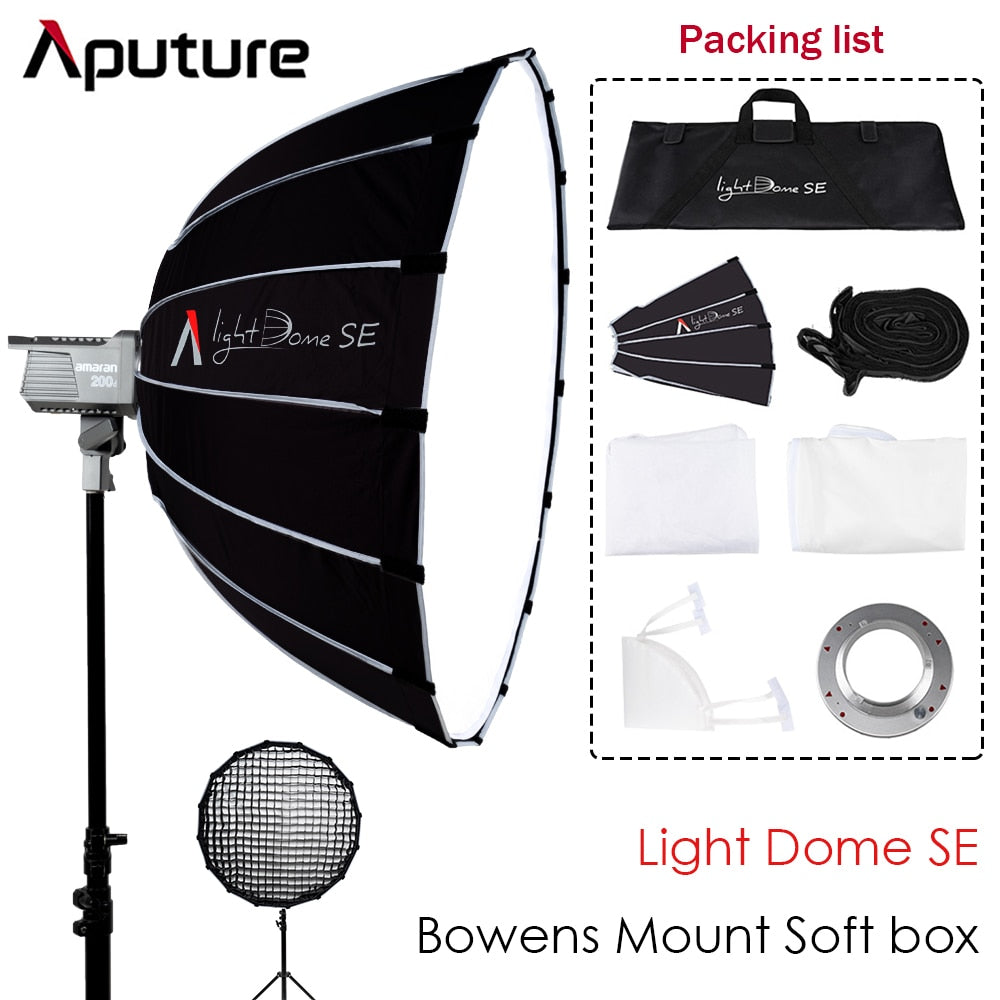 Aputure Light Dome SE Lightweight Portable Softbox Flash Diffuser