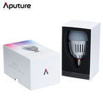 Aputure Accent B7c 7W LED Smart Light Bulb RGBWW CRI 95+ TLCI 96+ 2000k-10000K Adjustable 0-100% Stepless APP Control/Battery