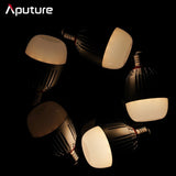 Aputure Accent B7c 7W LED Smart Light Bulb RGBWW CRI 95+ TLCI 96+ 2000k-10000K Adjustable 0-100% Stepless APP Control/Battery