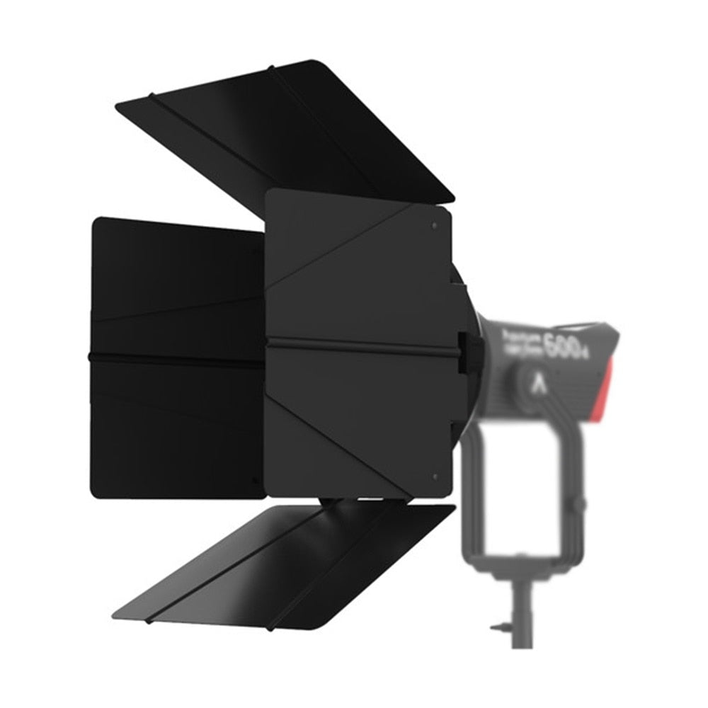 Aputure F10 Barndoors for F10 Fresnel LS 600D 600X Pro 300X 300D 120D Bowens Mount LED Lights 8-Leaf Design & Negative Reflector