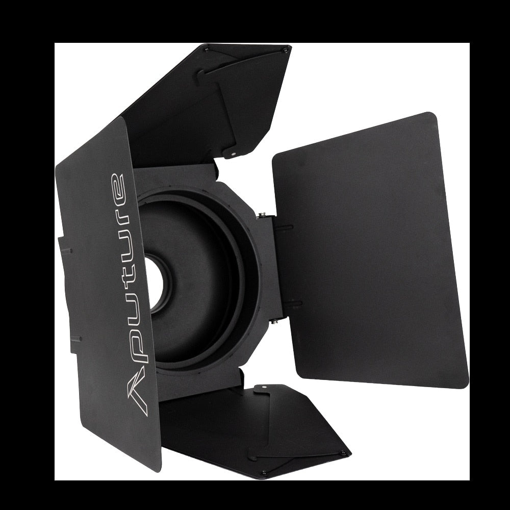Aputure F10 Barndoors for F10 Fresnel LS 600D 600X Pro 300X 300D 120D Bowens Mount LED Lights 8-Leaf Design & Negative Reflector