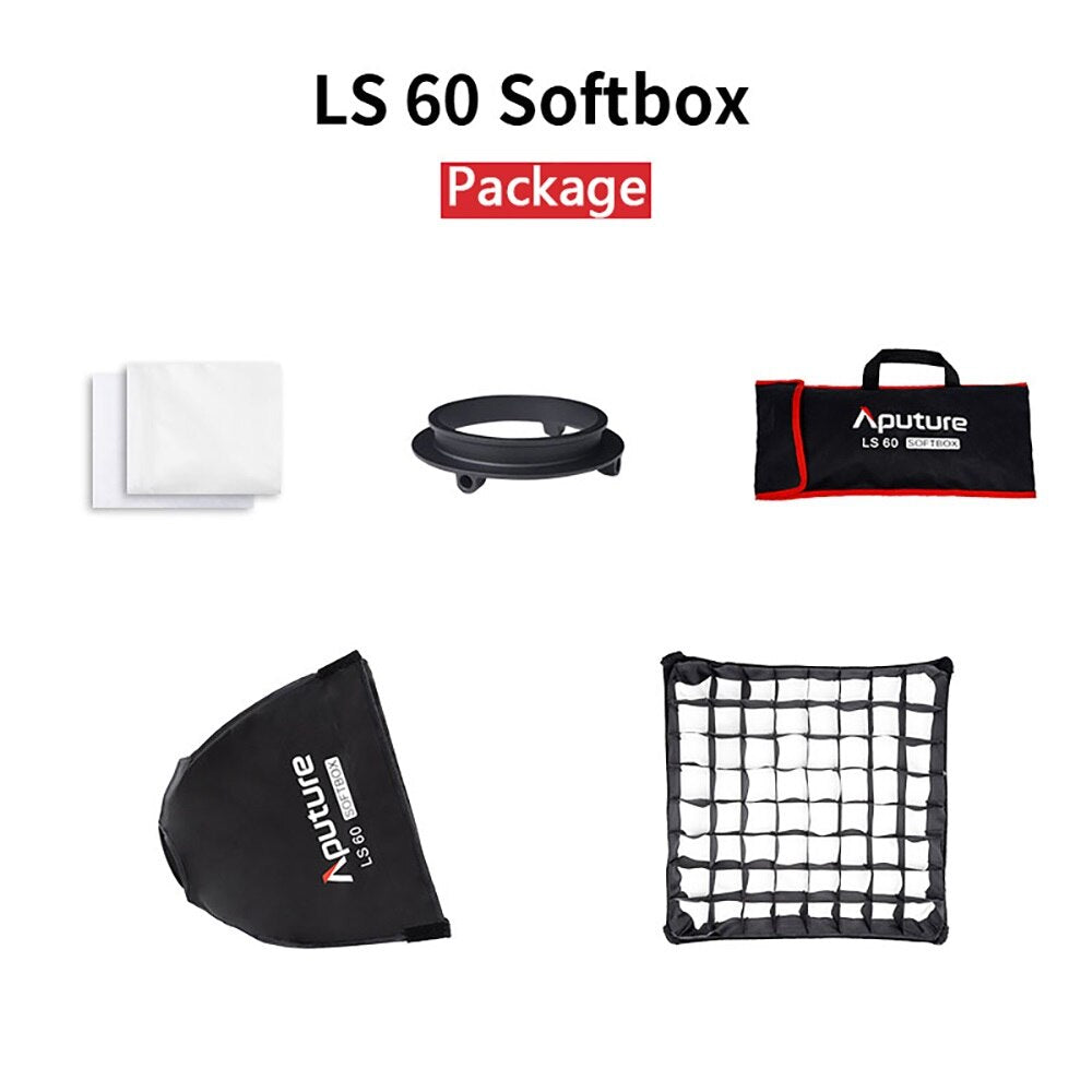 Aputure LS 60 Softbox for Light Storm 60d 60x LED Video Photo Light Photography Modifiers Accessories