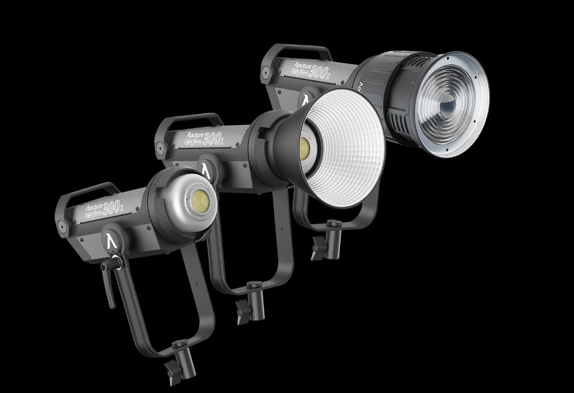 Aputure LS 300X Bi-Color 2700K-6500K tunable White Point Bowens mount V-mount plante compatible with Sidus Link App