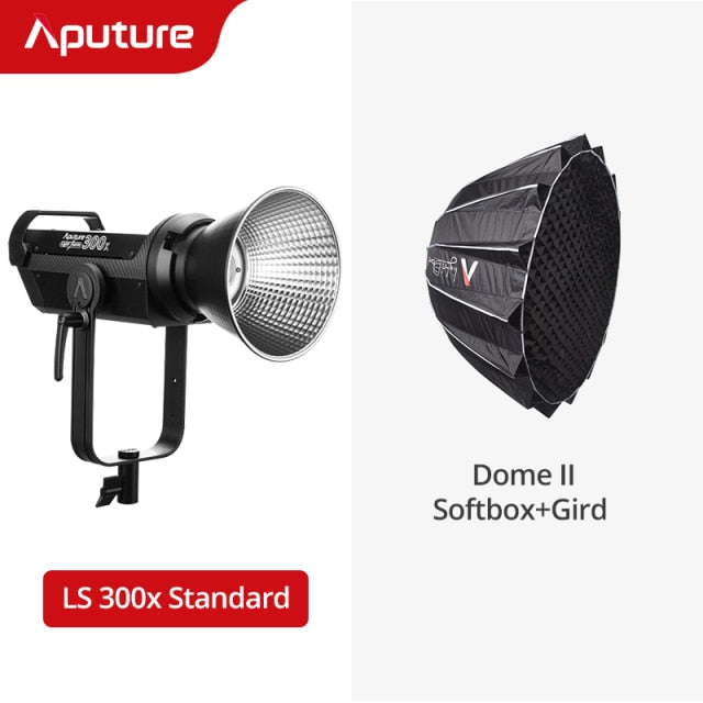 Aputure LS 300X Bi-Color 2700K-6500K tunable White Point Bowens mount V-mount plante compatible with Sidus Link App