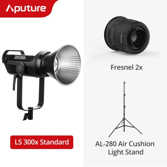 Aputure LS 300X Bi-Color 2700K-6500K tunable White Point Bowens mount V-mount plante compatible with Sidus Link App