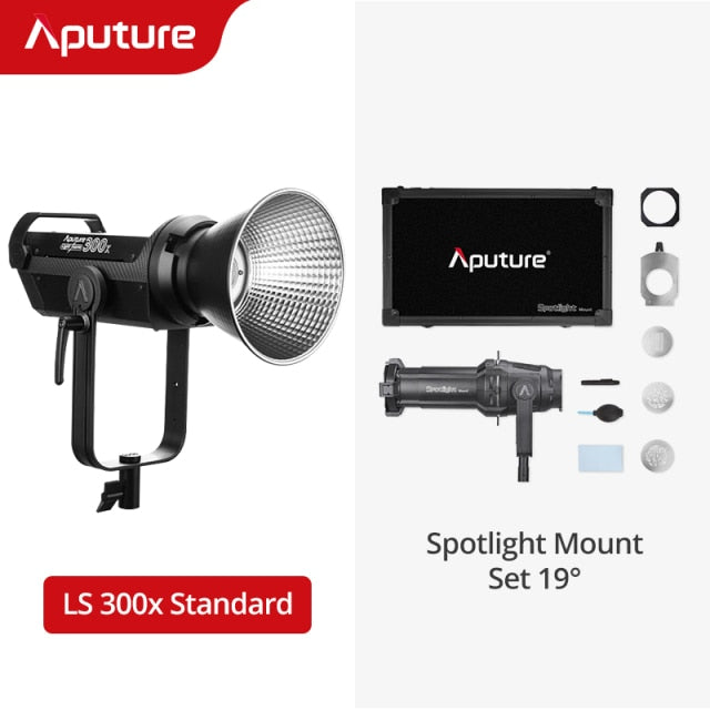 Aputure LS 300X Bi-Color 2700K-6500K tunable White Point Bowens mount V-mount plante compatible with Sidus Link App