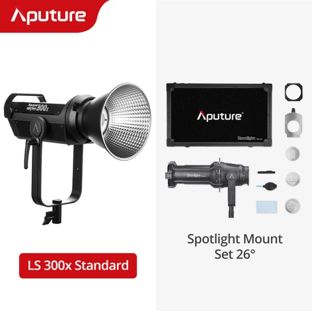 Aputure LS 300X Bi-Color 2700K-6500K tunable White Point Bowens mount V-mount plante compatible with Sidus Link App