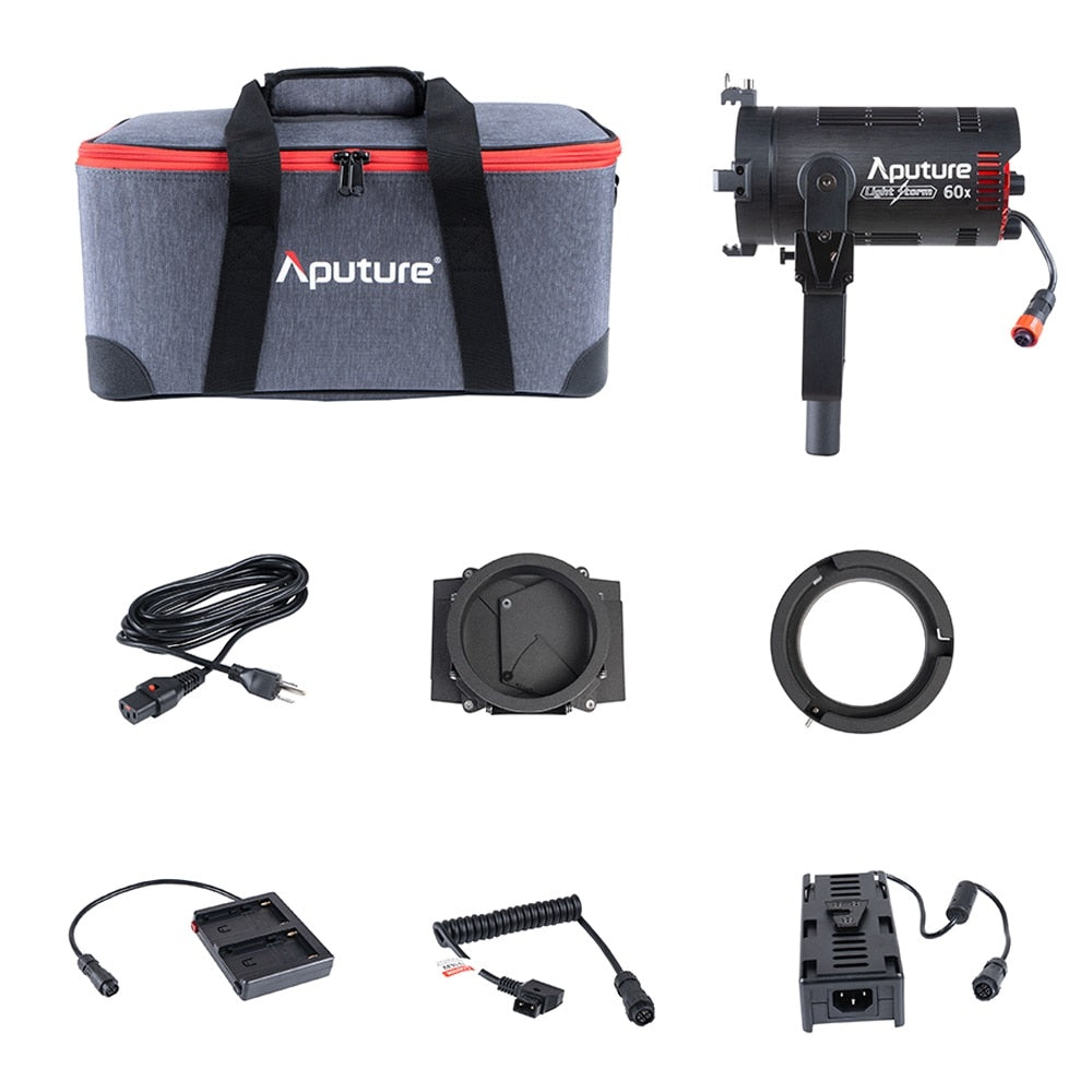 Aputure LS 60X Studio LED Video Light Bi-color 2700K-6500k 80W Portable Outdoor Lighting Spotlight for Photography Video Movie