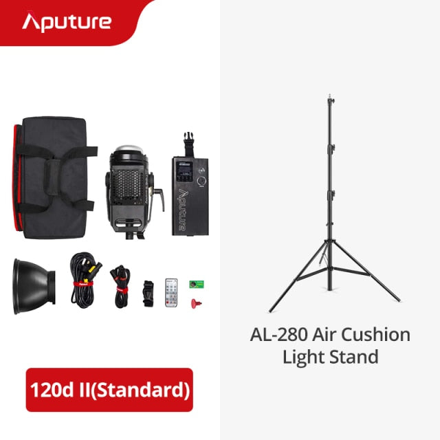 Aputure Light Storm LS C120D Mark 2 120D II Led Continuous Output Lighting Ultimate Upgrade 30,000 Lux @0.5m Supports DMX 5 