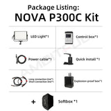 Aputure Nova P300C RGB Video Light 2000-10000K Daylight Studio Photo Light Photography Lighting Lamp for DSLR Camera