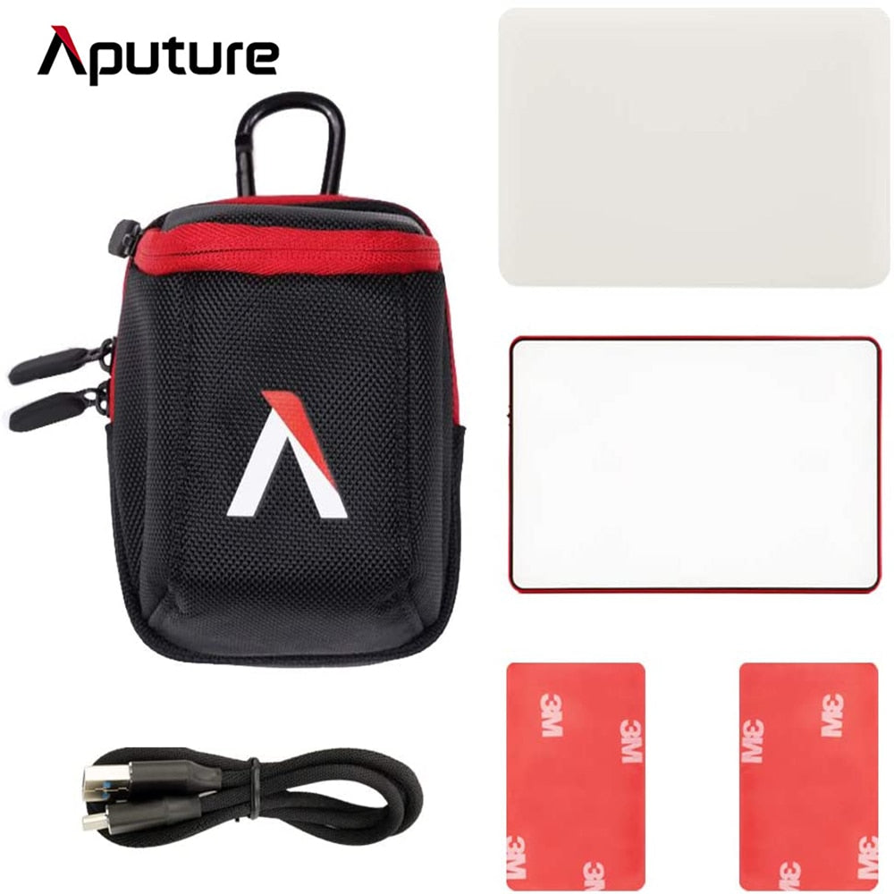 Aputure AL MC RGBWW LED Film Light 3200K-6500K Photography Lighting CCT Control AL-MC Mini RGB Light Video Sidus Link App