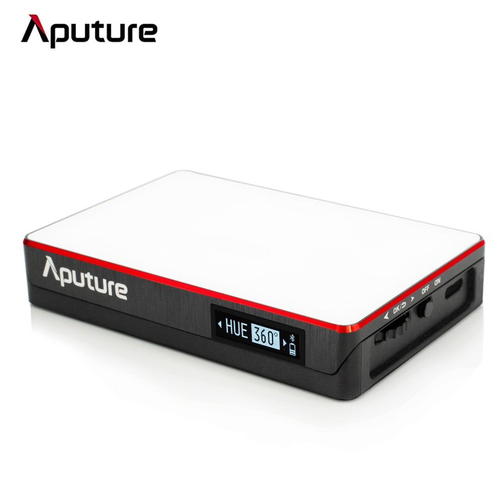 Aputure AL MC RGBWW LED Film Light 3200K-6500K Photography Lighting CCT Control AL-MC Mini RGB Light Video Sidus Link App