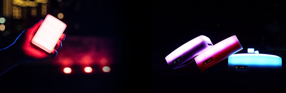 Aputure AL MC RGBWW LED Film Light 3200K-6500K Photography Lighting CCT Control AL-MC Mini RGB Light Video Sidus Link App