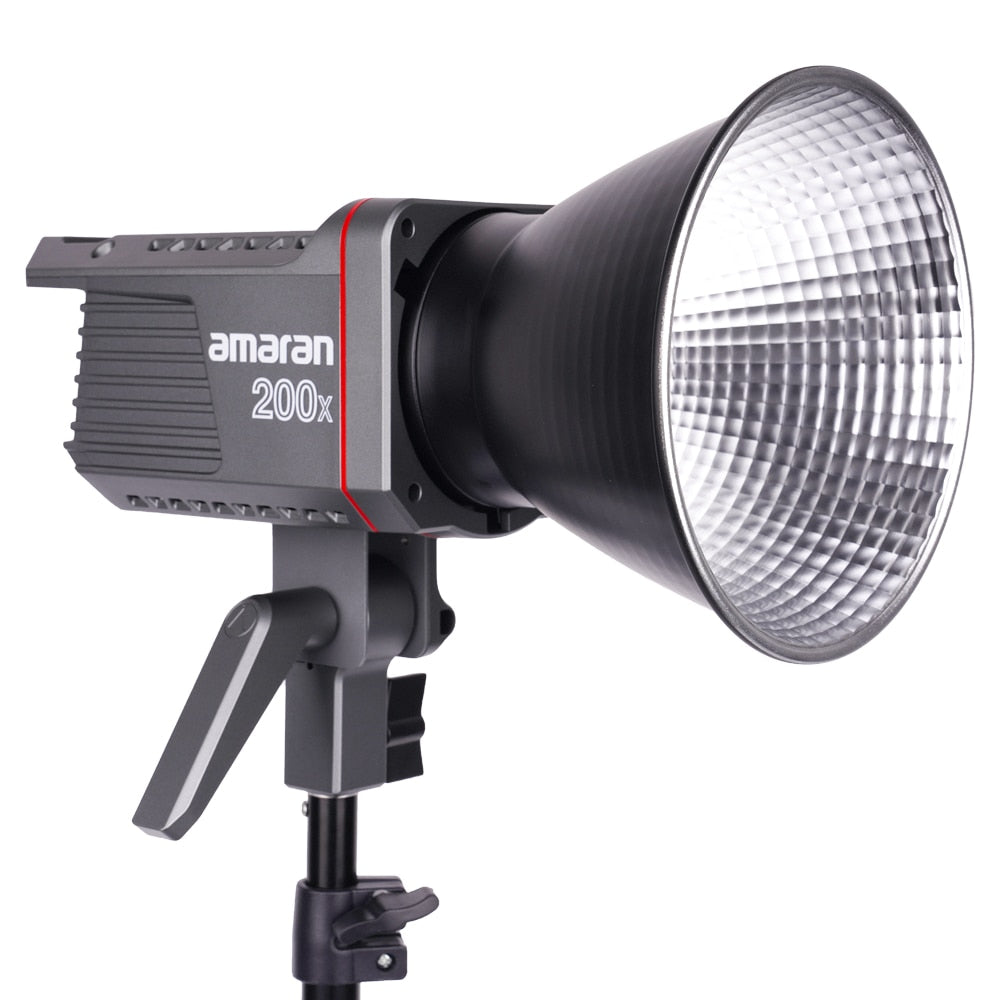 Aputure Amaran 100X 200X Bi-Color LED Video Light 2700-6500K 100W Bluetooth App Control 9 Lighting Effects Ultra Silent Fan