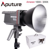 Aputure Amaran 100X 200X Bi-Color LED Video Light 2700-6500K 100W Bluetooth App Control 9 Lighting Effects Ultra Silent Fan