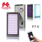 Falcon Eyes F7 II RGB On Camera Video Light 12W APP Control Magnetic LED Fill Lamp with Scene Effects Modes with Honeycomb Grid