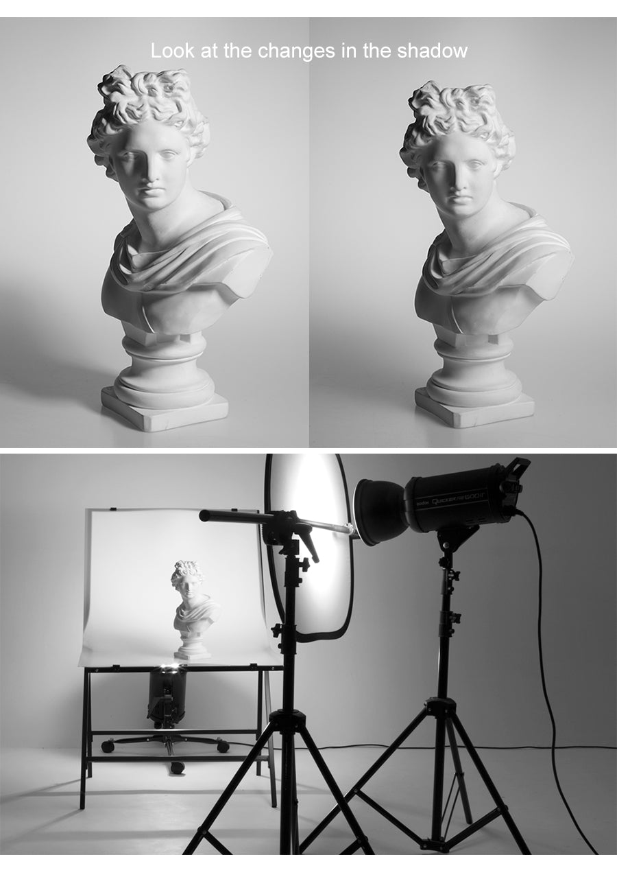 Godox 5in1 80cm 110cm 100x150cm 150x200cm Silver White Gold Portable Collapsible Light Round Photography Reflector for Studio