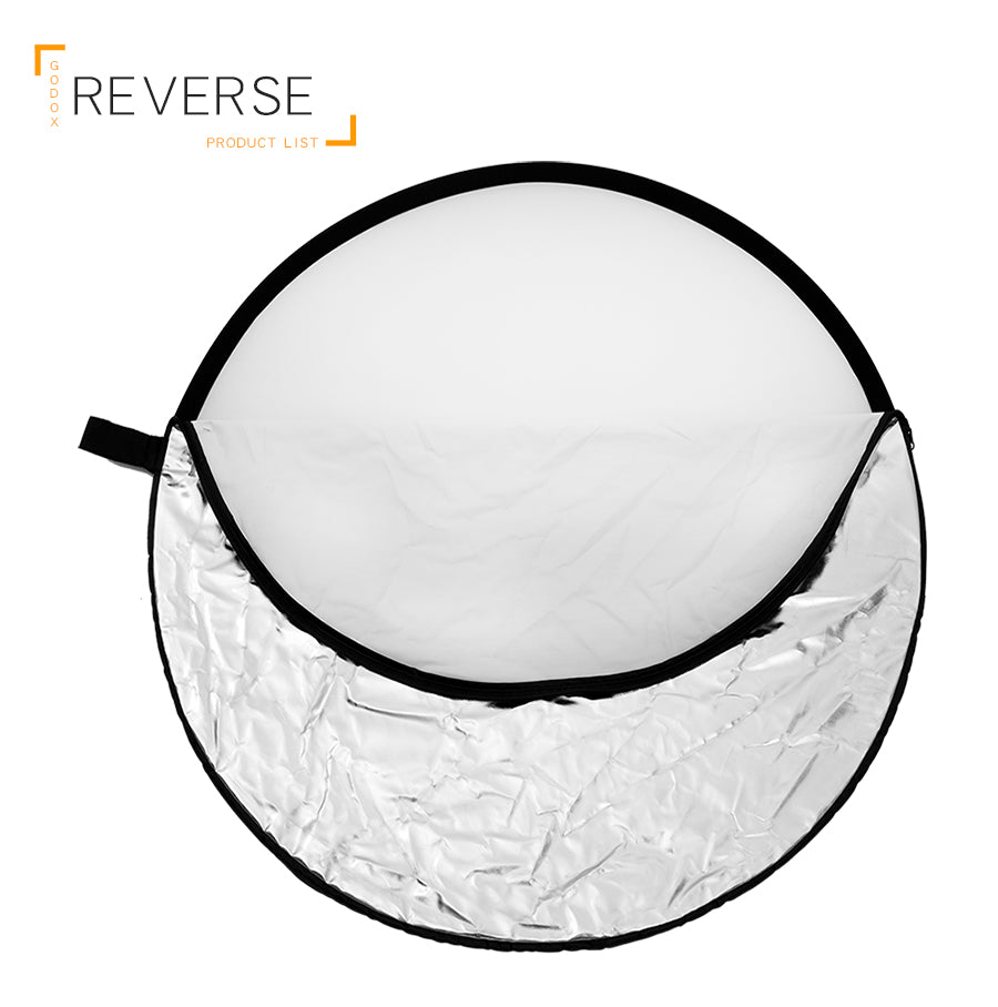Godox 5in1 80cm 110cm 100x150cm 150x200cm Silver White Gold Portable Collapsible Light Round Photography Reflector for Studio