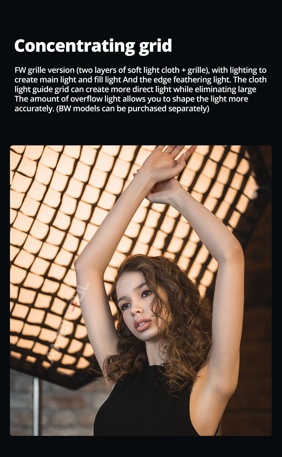 AMBITFUL Rectangular Octagonal Honeycomb Grid Softbox