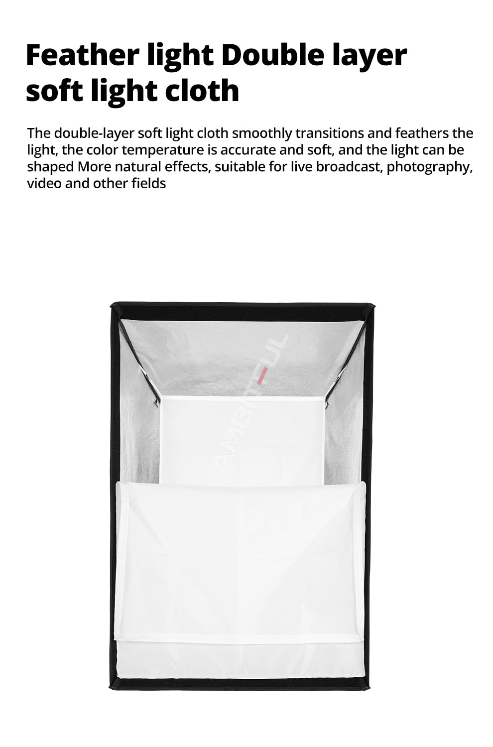 AMBITFUL Rectangular Octagonal Honeycomb Grid Softbox