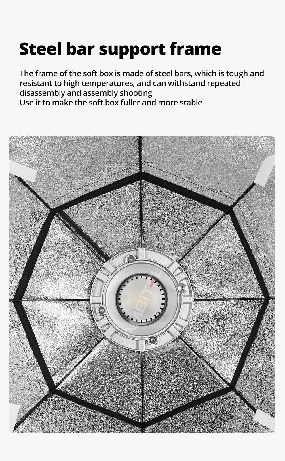 AMBITFUL Rectangular Octagonal Honeycomb Grid Softbox