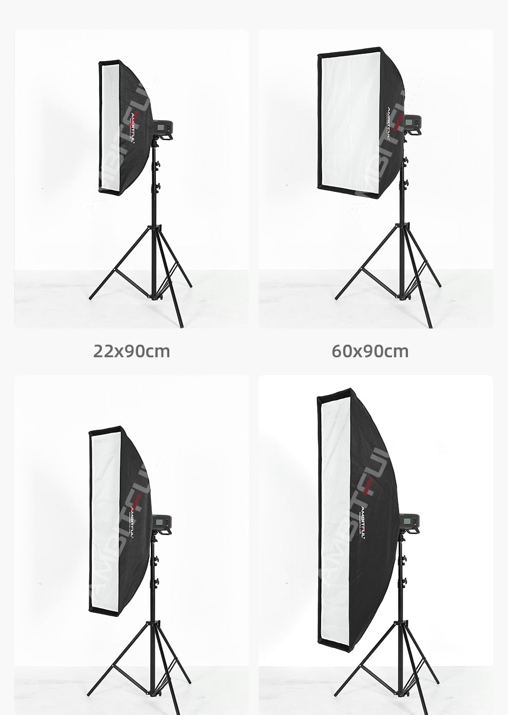 AMBITFUL Rectangular Octagonal Honeycomb Grid Softbox