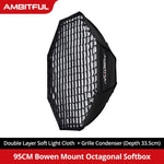 AMBITFUL Rectangular Octagonal Honeycomb Grid Softbox