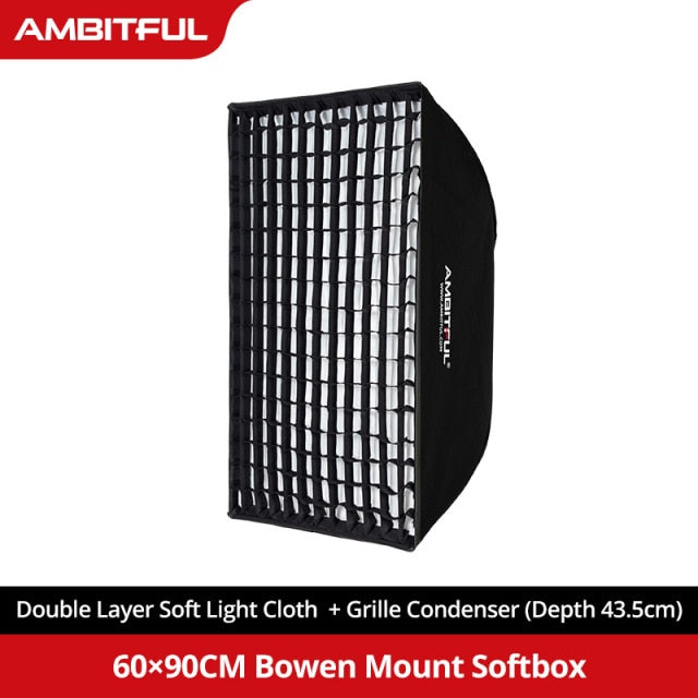 AMBITFUL Rectangular Octagonal Honeycomb Grid Softbox