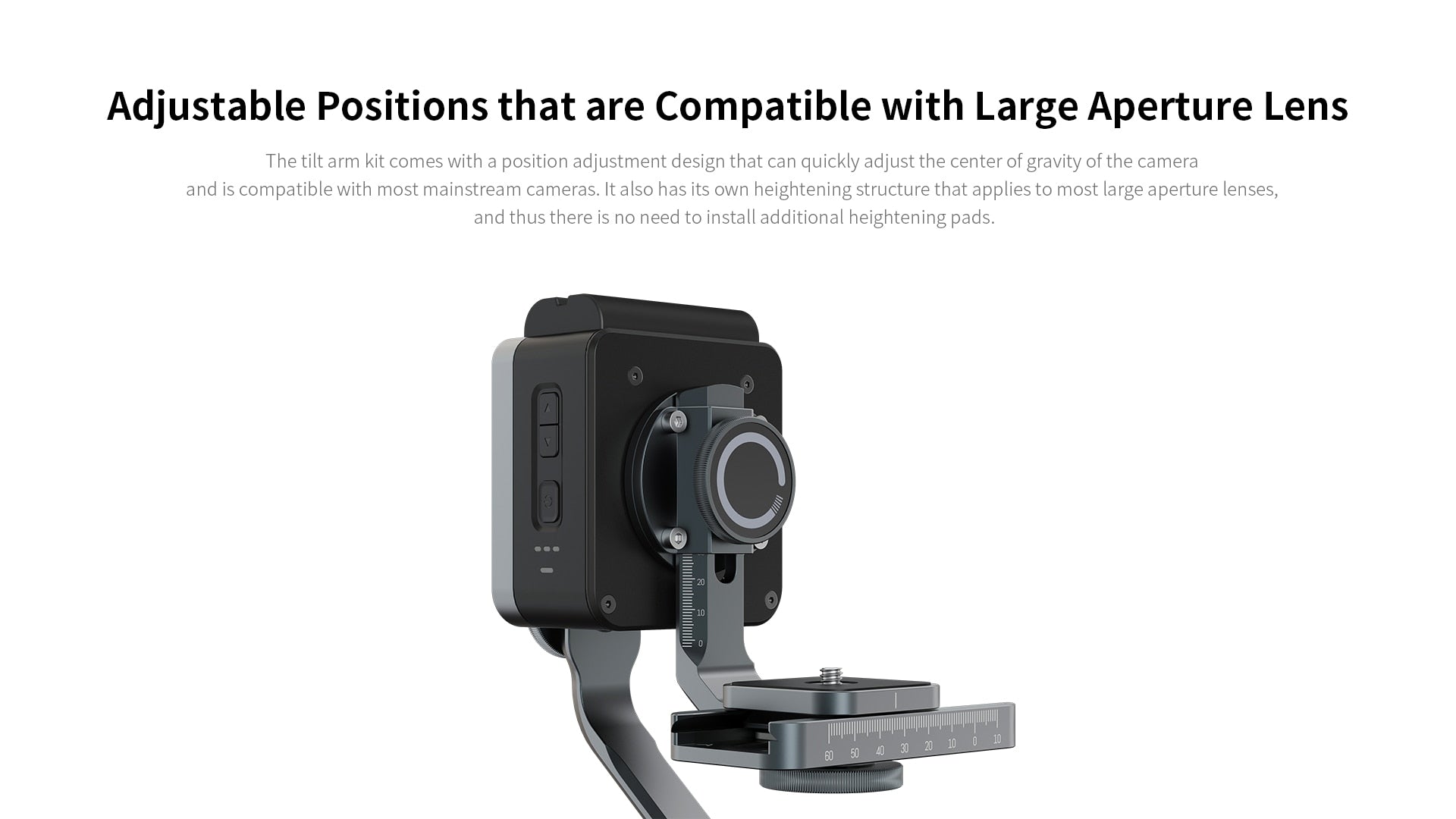 ZEAPON PS-E1 PD-E1 PONS Motorized Pan Head The Horizontal Load Up To 50 kg Single Axis Double Axis Linkage