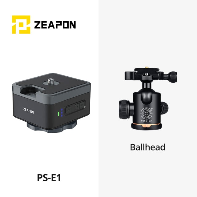 ZEAPON PS-E1 PD-E1 PONS Motorized Pan Head The Horizontal Load Up To 50 kg Single Axis Double Axis Linkage