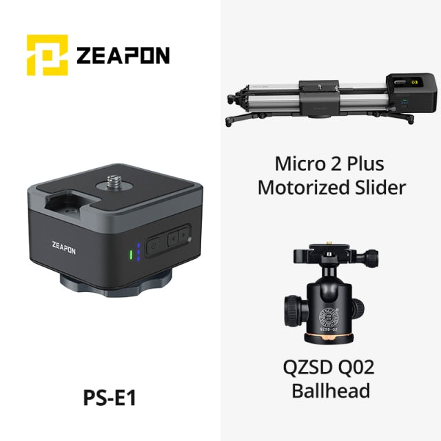 ZEAPON PS-E1 PD-E1 PONS Motorized Pan Head The Horizontal Load Up To 50 kg Single Axis Double Axis Linkage