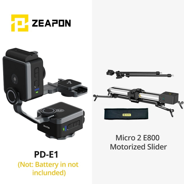 ZEAPON PS-E1 PD-E1 PONS Motorized Pan Head The Horizontal Load Up To 50 kg Single Axis Double Axis Linkage
