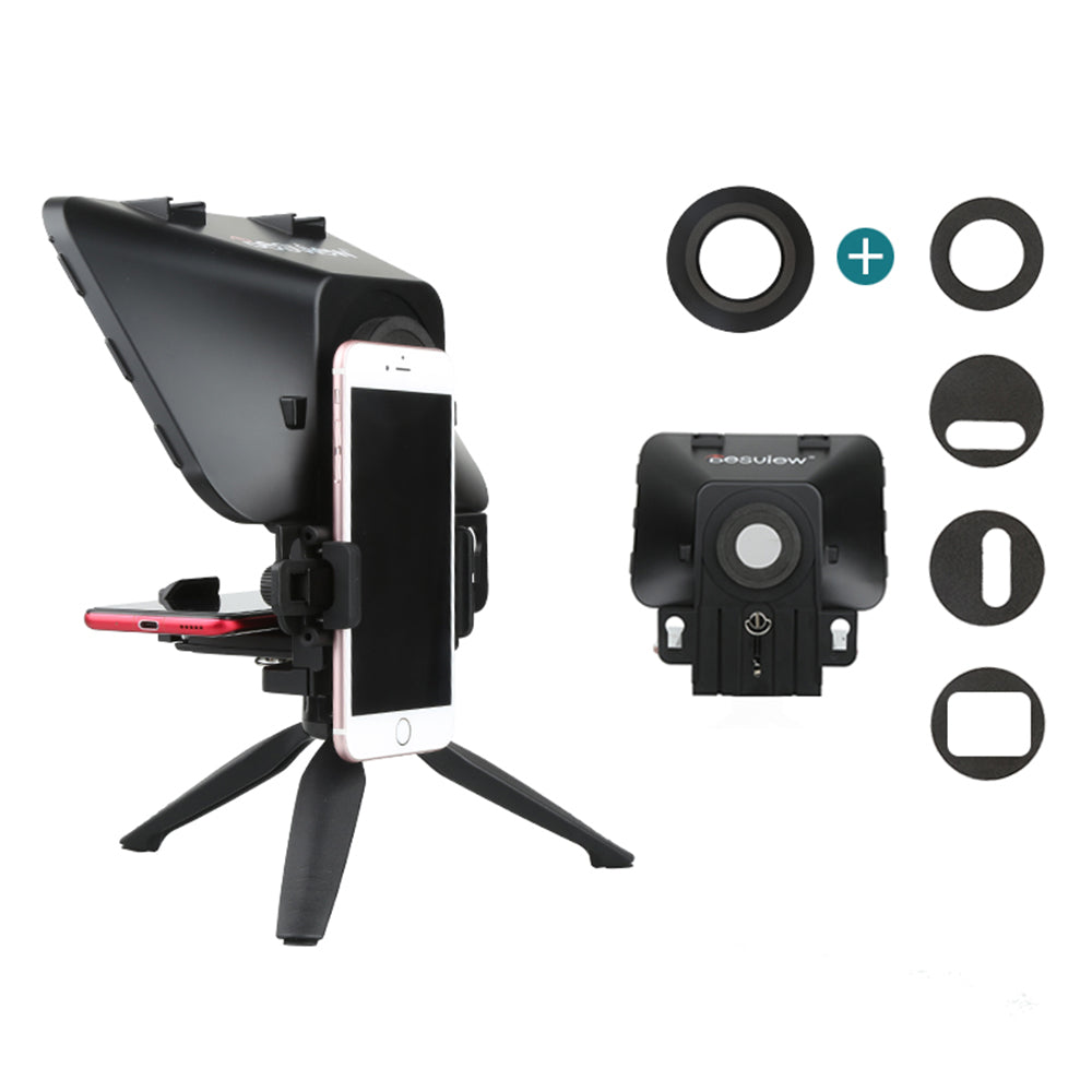 Bestview T3 Big Screen Prompter Professional Interview Teleprompter Anchorman Host for DSLR For iPad Smartphone video prompter