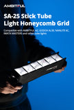 AMBITFUL SA-25 Stick Tube Light Honeycomb Grid Softbox for AMBITFUL A2 Godox TL30 Nanlite 6C Stick Tube LED Light
